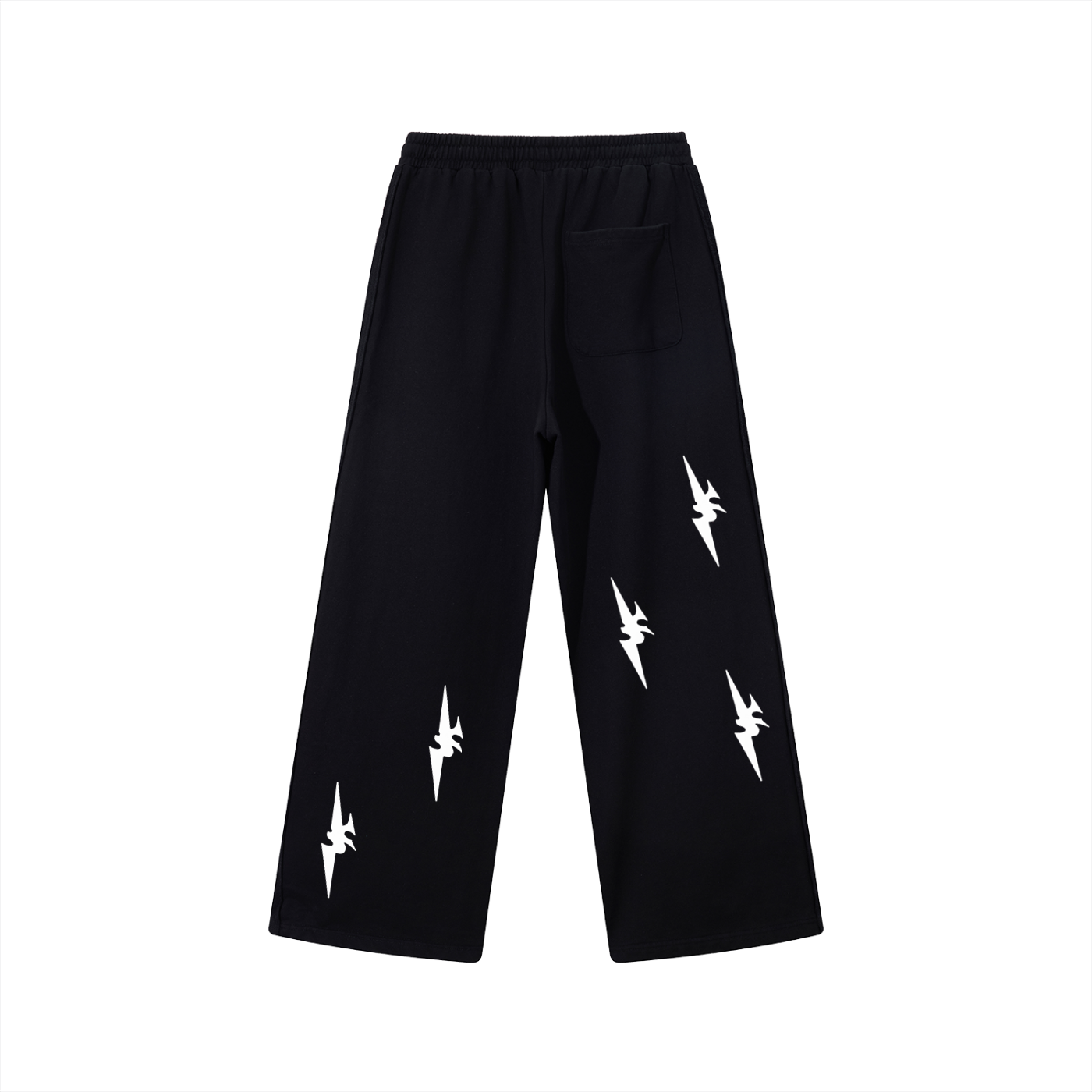 Contrast Tape Straight-Leg Sweatpants
