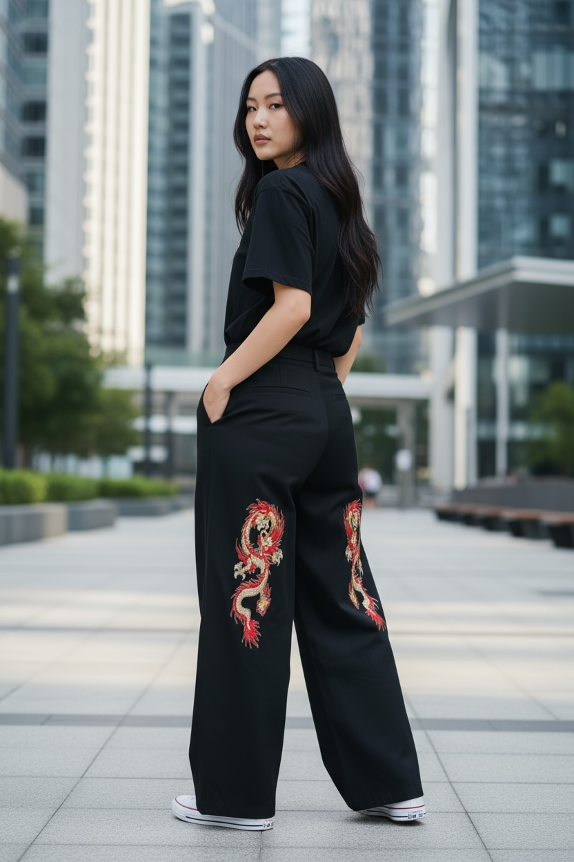 Essential Barrel Dress Pants