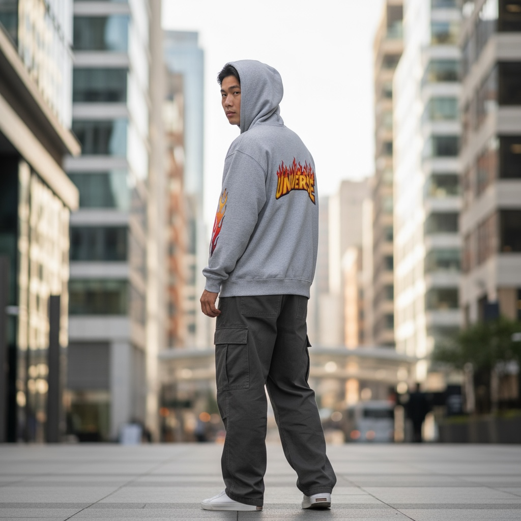 Fleeced Boxy Hoodie